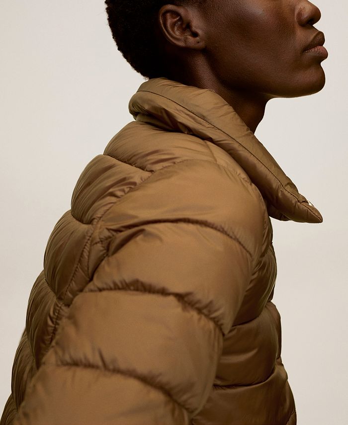 MANGO Quilted Jacket Macy's