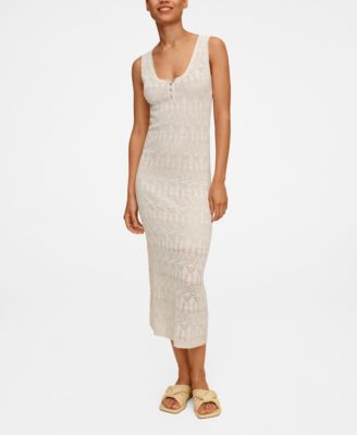 white linen dress macys