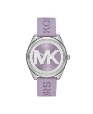 michael kors purple silicone watch