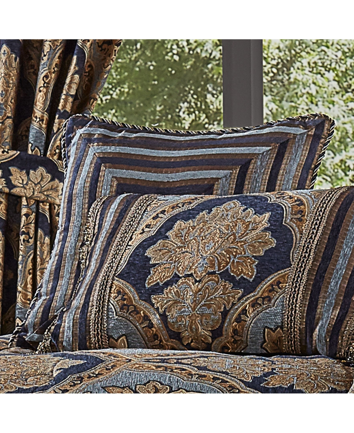 J Queen New York Bristol Embellished Pillow, x