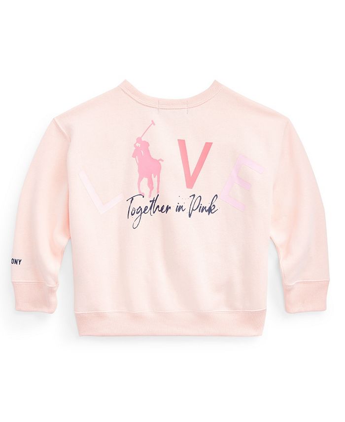 pink pony fleece jogger pant