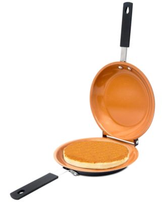 Gotham Steel 7 In. Non-Stick Ti-Ceramic Pancake Bonanza, The Easy Double  Flip Pan 2049 - The Home Depot