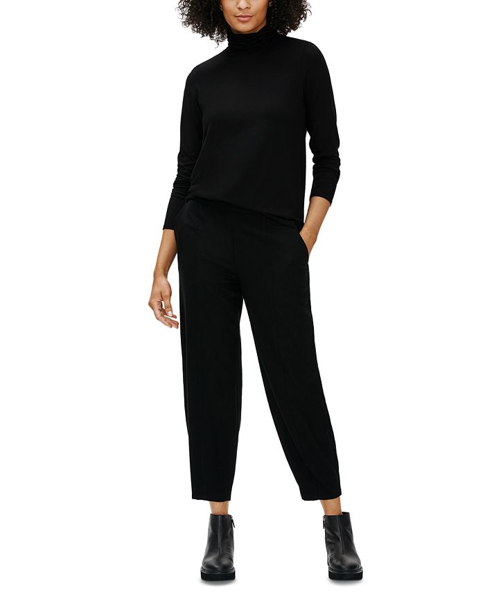 eileen fisher wool lantern pants