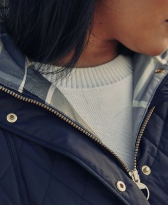 Barbour Plus Size Millfire Hooded Quilted Coat