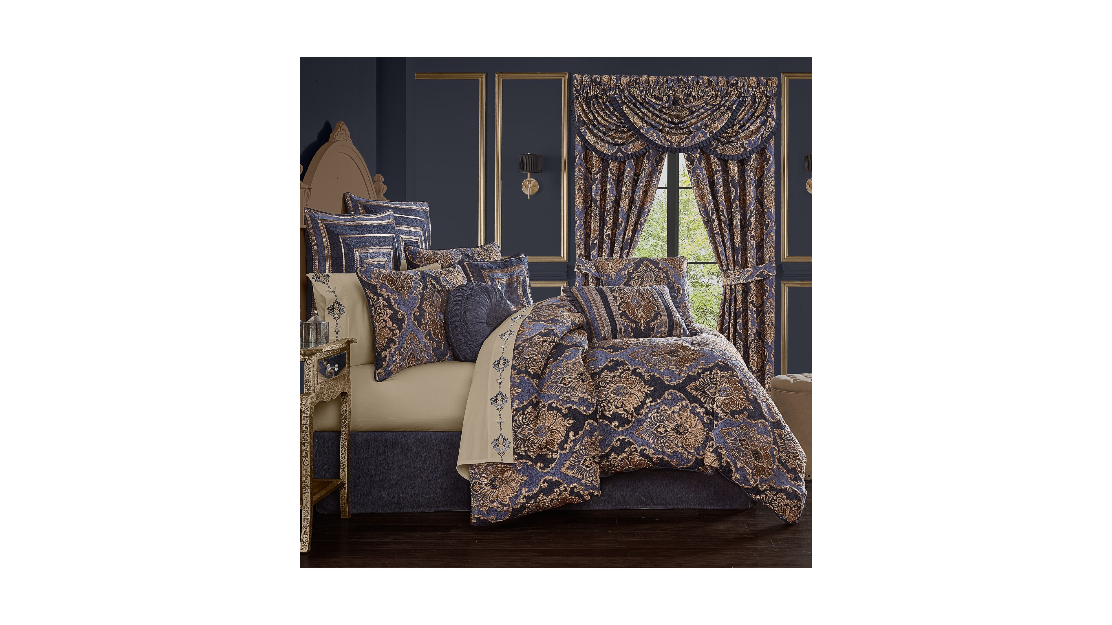 J Queen New York Woodstock 4-Pc. Comforter Set, California King