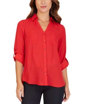 image of Bcx Juniors- Tab-Sleeve Top