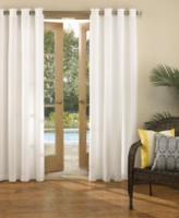Sun Zero Sailor Indoor-Outdoor Ultraviolet Protectant Room Darkening Grommet Curtain Panel, 84