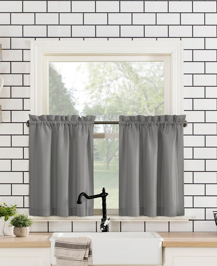 No. 918 Martine Microfiber SemiSheer Rod Pocket Kitchen Curtain