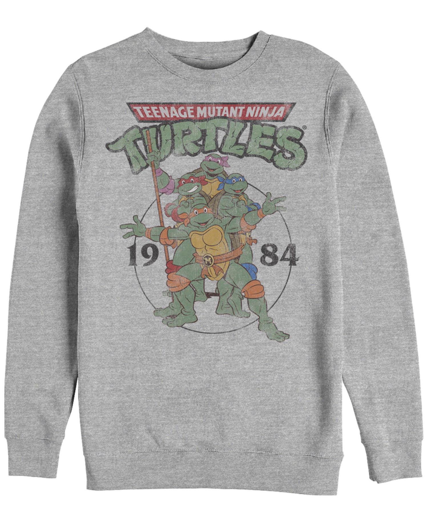 Men's Teenage Mutant Ninja Turtles Group Elite Crew Fleece T-shirt