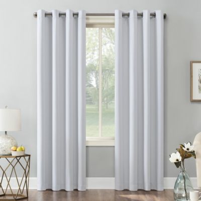 Sun Zero Saxon Energy Saving Blackout Grommet Curtain Panel