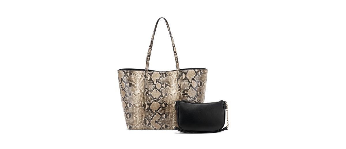 Zoiey 2-1 Tote, Created for Macy's - Camel Snake