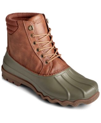 sperry duck boots mens wide