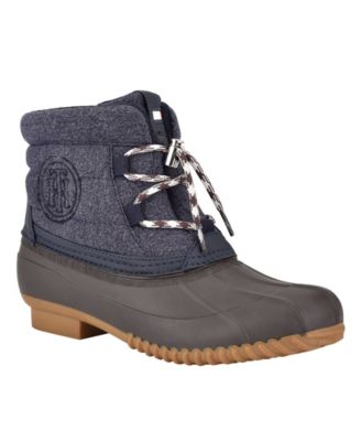 macy's tommy hilfiger duck boots