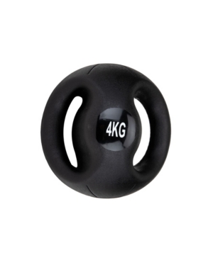 Mind Reader Medicine Ball with Handles Strength Training Ball Home Fitness Core Workout Ball