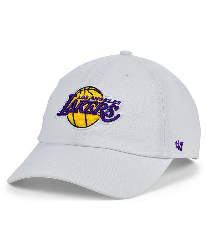 '47 Brand Los Angeles Lakers CLEAN UP Cap - Macy's