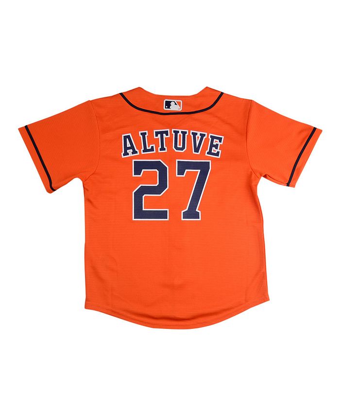 Jose Altuve 27 Houston Astros White Buttoned Baseball Jersey New