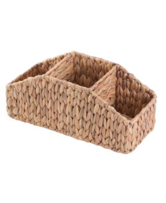 Natural Water Hyacinth Storage Organizer Caddy