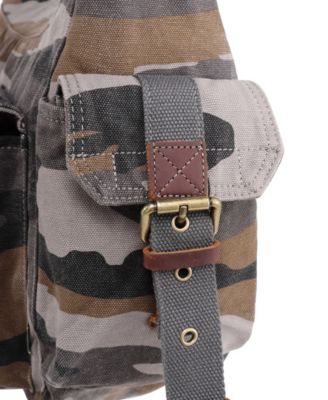 Camo Canvas Messenger Bag