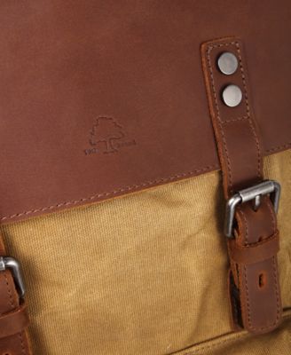 Stone Creek Waxed Canvas Backpack Handbag