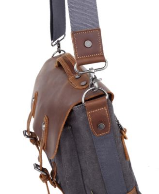 Hudson Canvas Messenger Bag