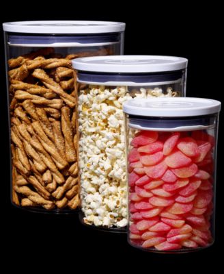 Good Grips Round Pop Graduated Food Storage Canisters, Set of 3 