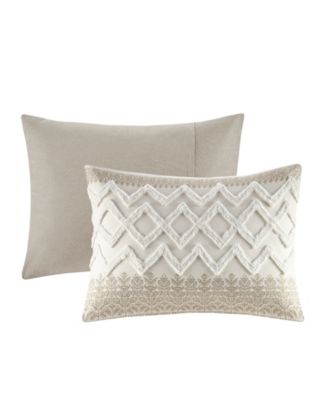 Mila Chenille 3-Pc. Duvet Cover Set, Full/Queen