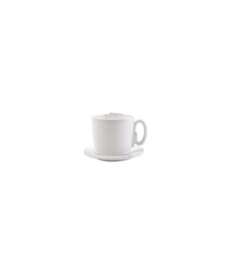 Lastra White Cup and Saucer