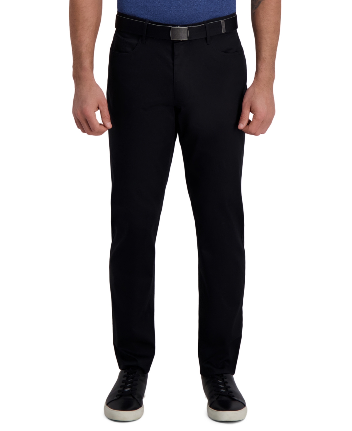 Men's The Active Series City Flex Traveler Slim-Fit Dress Pants - Black