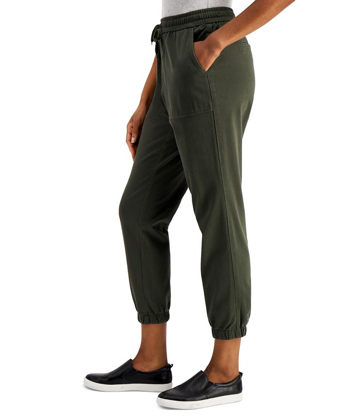 plus size utility joggers