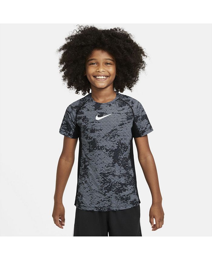Nike Big Boys Pro Printed Training Top - Macy's