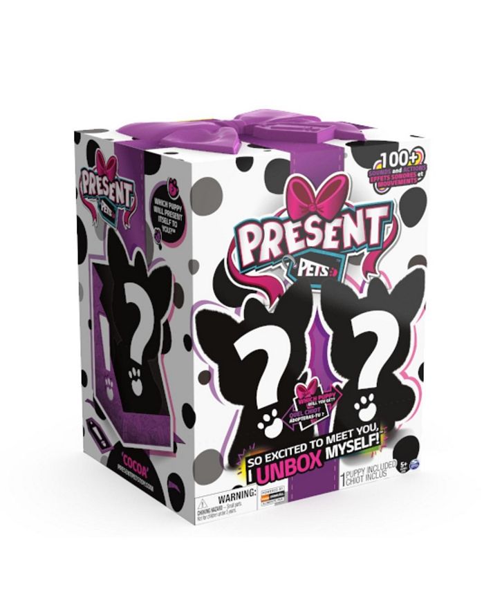 present pets surprise rainbow glitter pups