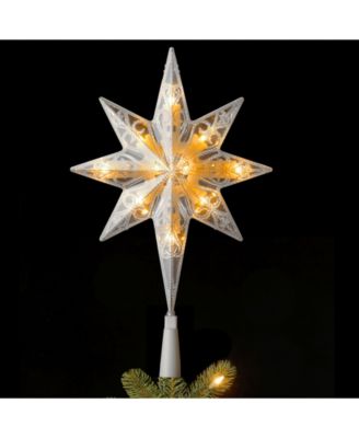 National Tree Company National Tree 11" Tree Top Star with Battery Operated Warm White LED Lights