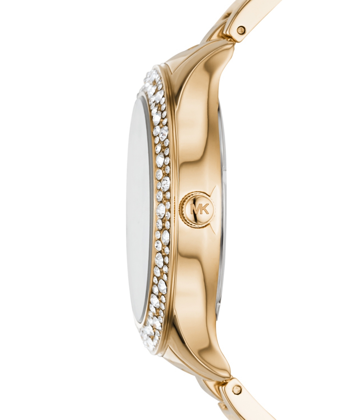 Shop Michael Kors Women's Liliane Gold-tone Stainless Steel Bracelet Watch 36mm