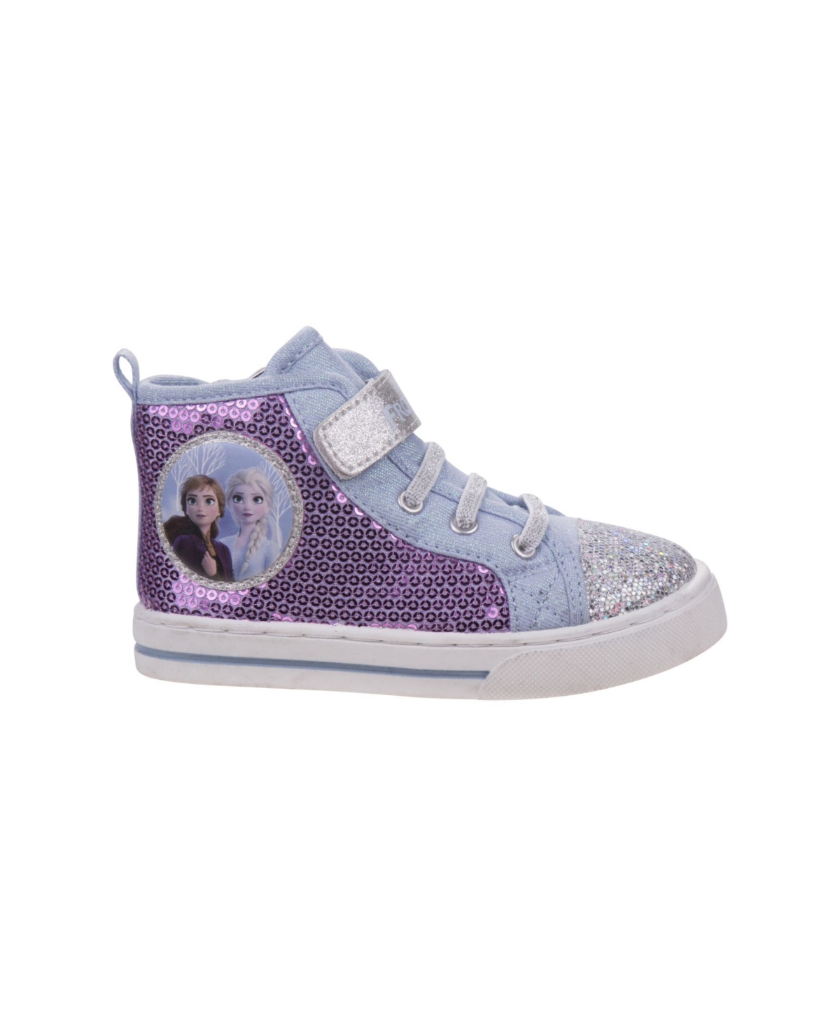 Frozen 2 Anna and Elsa Little Girls Sneaker -Blue