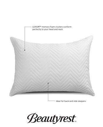 Beautyrest Quilted Comfort Luxium Memory Foam Cluster Pillow
