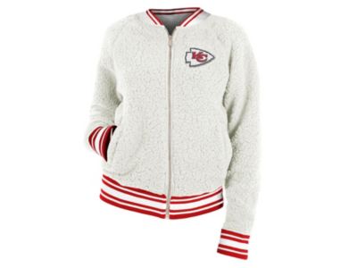 5th & Ocean - Kansas City Chiefs Women's Sherpa Bomber Jacket