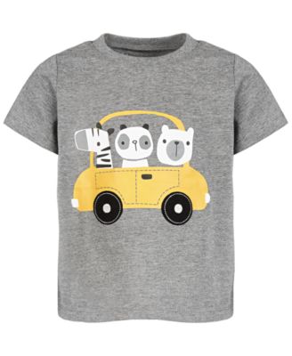 First Impressions - Baby Boys Animal Driver T-Shirt