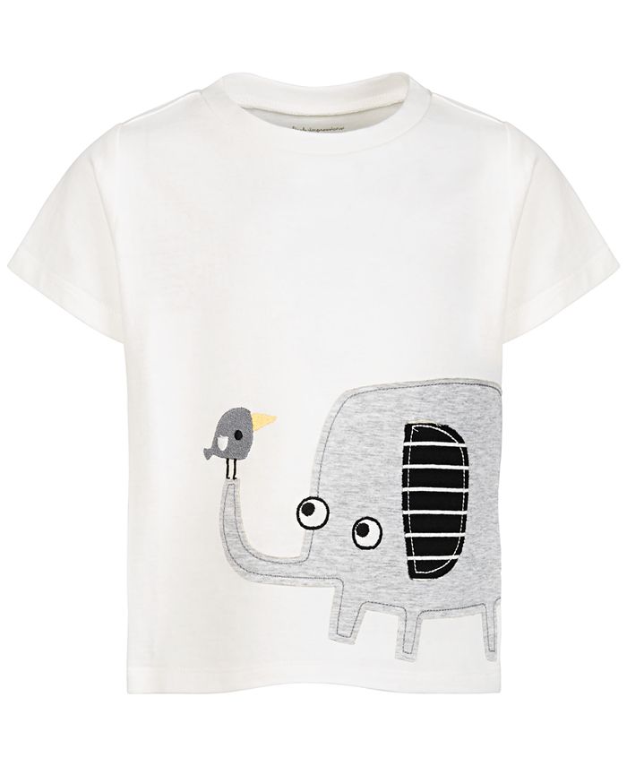 First Impressions Baby Boys Elephant Cotton T Shirt Created For Macy S Reviews Shirts Tops Kids Macy S