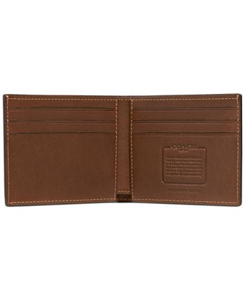Macy's men's coach wallets cheap