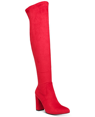 Wild Pair Bravy Over-The-Knee Stretch Boots, Created for Macy's & Reviews - Boots - Shoes - Macy's
