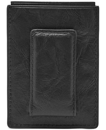 Fossil - Men's Neel Leather Magnetic Card Case