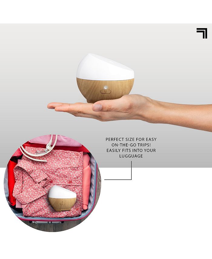 Sharper Image Diffuser Ultrasonic Aromatherapy Portable 50mL Macy's