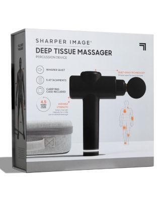 Sharper Image Massager Deep Tissue Percussion with Case