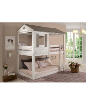 Acme Furniture Darlene Twin/twin Bunk Bed In White