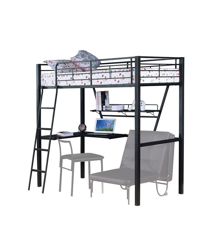 Acme Furniture Senon Loft Bed with Desk Overmax Macy's