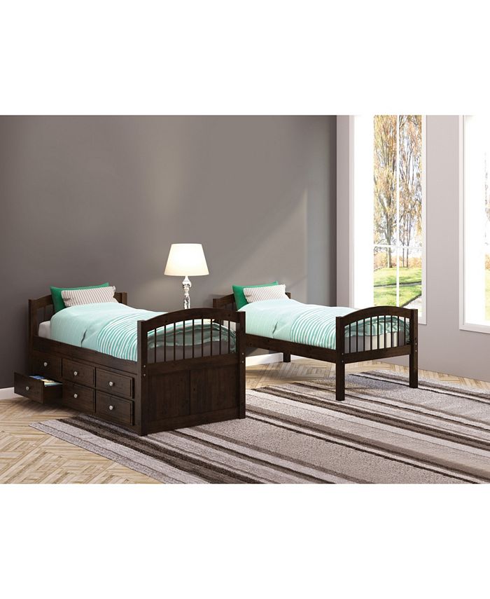 Acme Furniture Micah Twin Over Twin Bunk Bed with Trundle Macy's