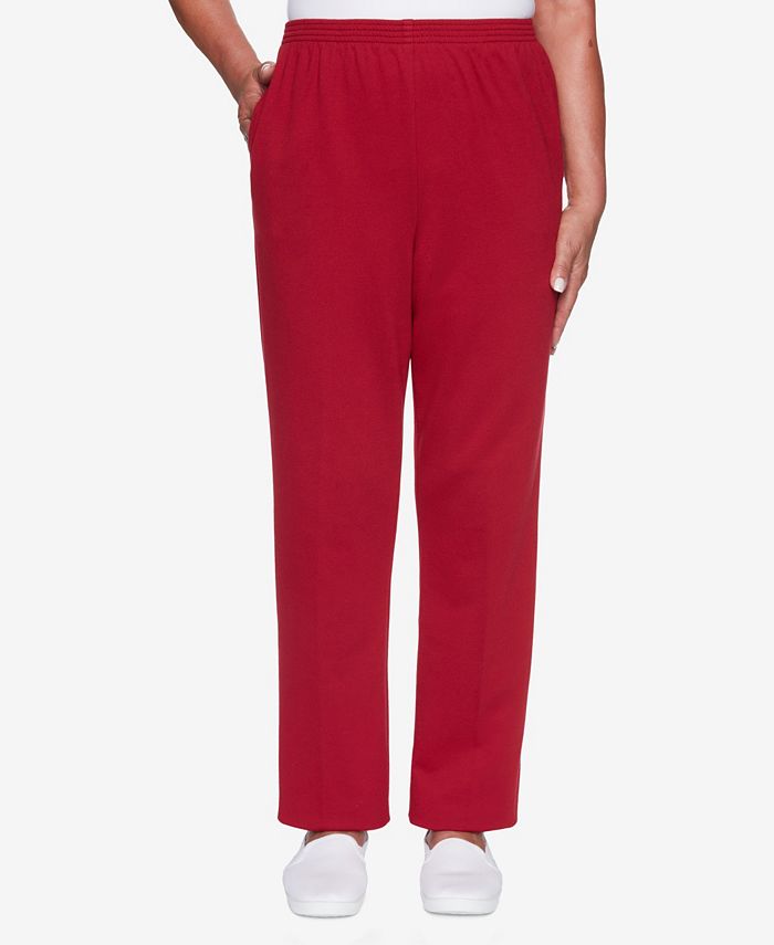 Alfred Dunner Women's Classic Textured Proportioned Short Pant - Macy's