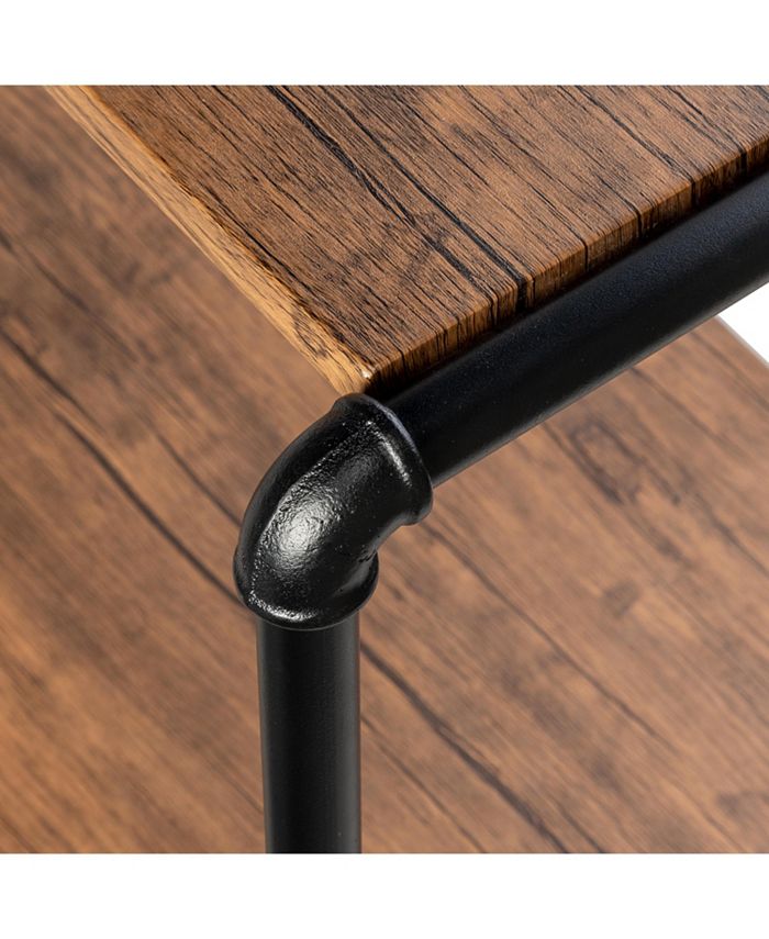 Honey Can Do 4Tier Industrial Rolling Bookshelf Macy's