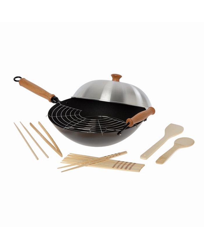Joyce Chen Professional Series Carbon Steel 12-Inch Stir Fry Pan