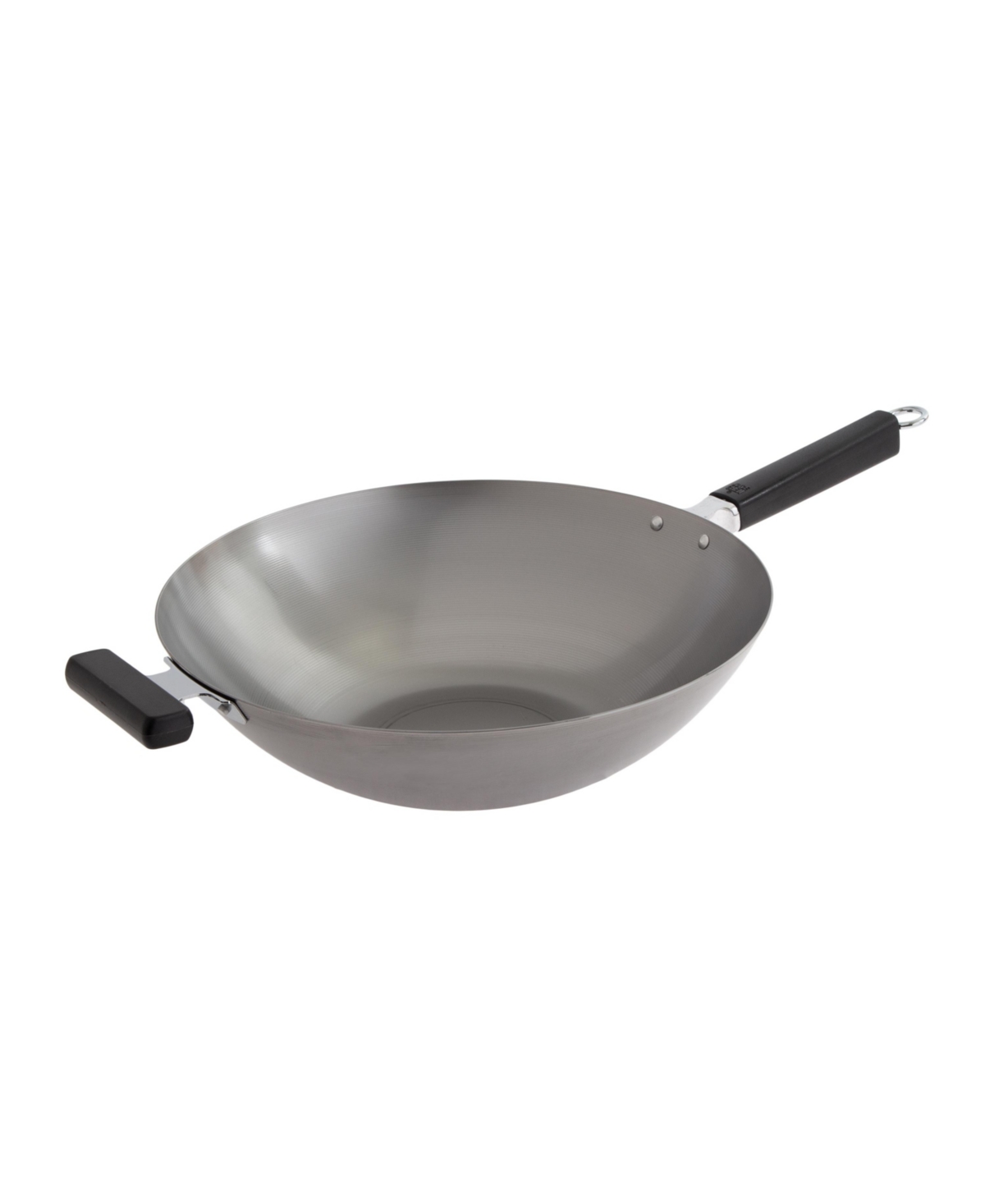 Joyce Chen Professional Series 14" Carbon Steel Wok With Phenolic Handles In Silver-tone